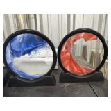 (2) Lots 1 Quick Sand Painting Set  One Blue One