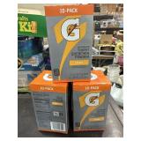3 boxes of orange Gatorade to go packs
