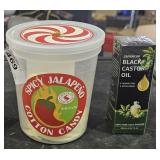Jamaican Black  Caster Oil Jalapeno Cotton Candy