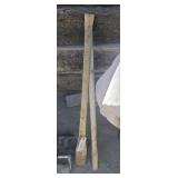 2 axe handles
