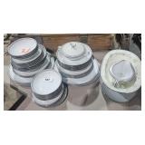 2 Lots 1ea  Place Setting for 4 Plus Serving