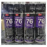 (4) 3M Hi-Tack 76 spray adhesive