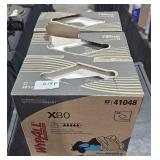 3 Wypall heavy duty white wiping cloths