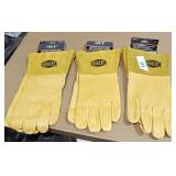 3lots 1ea  pairs of MiG welding gloves