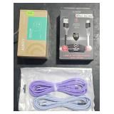 3lots 1  Aukey Minima 20w USB-C PD Charger, 2 10ft