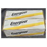 2 Lots 1ea Box 12 Energizer "D" Cell Batters Exp