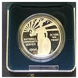 1996 S United States Mint Proof Silver Dollar