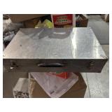 Aluminum metal case empty