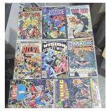 8 Vintage Assorted Marvel Comics