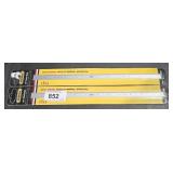2 Lots General 12" Steel Ruler