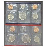 1990 Uncirculated Coin Set P & D Mint Marks 5 Coin