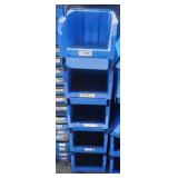 Blue Hardware storage Bins 5x