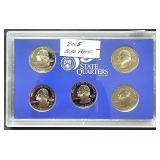 2005S US Mint 50 State Proof Set 5 Coins No Sleeve