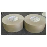 2 Rolls 3" Wide Tape, Packing, Waterproof Olive