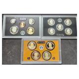 2015 US Mint Silver Proof Set- 5 Coins, 5 State