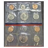1989 Uncirculated Coin Set P & D Mint Marks 5 Coin