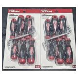 (2) lots 1  Hyper Tough 7-piece screwdriver sets
