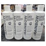 2 lot 2 bttl Rainbow fiber optic cleaning solution