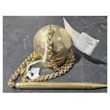 Brass Pencil w/ Weighted Holder