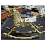 Brass small Rocking Horse