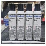 4 cans black RTV silicone