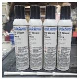 4 cans black RTV silicone