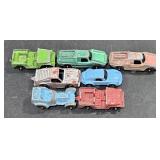 1Mini Totsie Toy Car VW Bug, 2 Mini USA Cars, 2