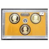 2016 S US Mint Proof Presidential $1 Dollar 3 Coin
