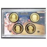 2009 S US Mint Proof Presidential $1 Dollar 4 Coin