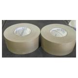 2 Rolls 3" Wide Tape, Packing, Waterproof Olive