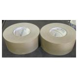 2 Rolls 3" Wide Tape, Packing, Waterproof Olive