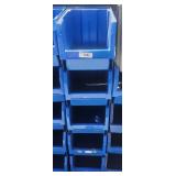 Blue Hardware Storage Bins 5x