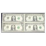 4Lots 1ea Series 2003 Star Federal Reserve $1
