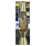 Medium Glitter  Orange lava lamp