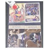 2 Kobe Bryant/2 Michael Jordan NBA cards