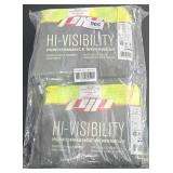 Bag w/ 5 Hi-Visibility Mesh/Solid Surveyors Vest