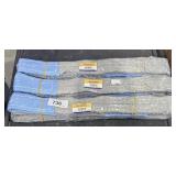 3 Sets 2" x 24" 2 Ply E/E Poly Web Flat Sling