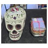 Sugar skull electric Scenty diffuser w/wax