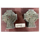 2 Celtic Cross decorative boxes
