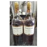 (2)  1998 Beringer Bottles of Wine