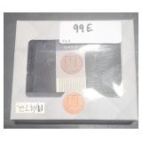Leather Bi-fold mens walllet / NIB
