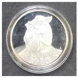 .999 1oz Silver  Round   Camel Strike
