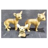 Bone, China, figurines, Chihuahua dogs
