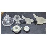 Assortment of bird collectible, glass figurines