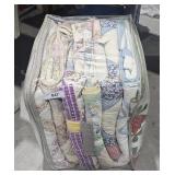 7 Quilts in Plastic Storage Bag
