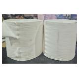 2 White Soft Wipes   Perforated Roll