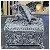 Medieval Dragon trinket/jewelry box
