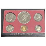 1973 S US Proof Set 6 Coins