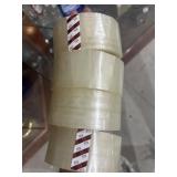 4 rolls of clear packing tape