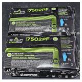 2 biodegradable single use nitrile gloves